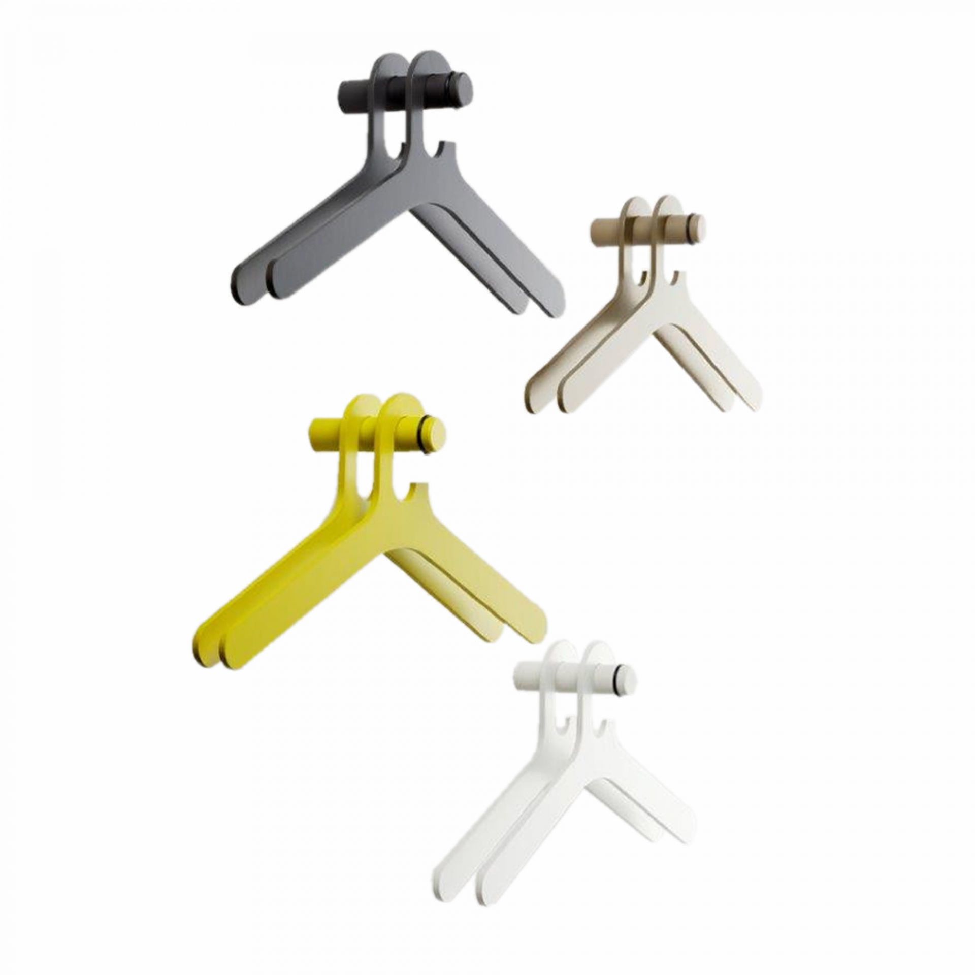 Pole coat hanger Cascando